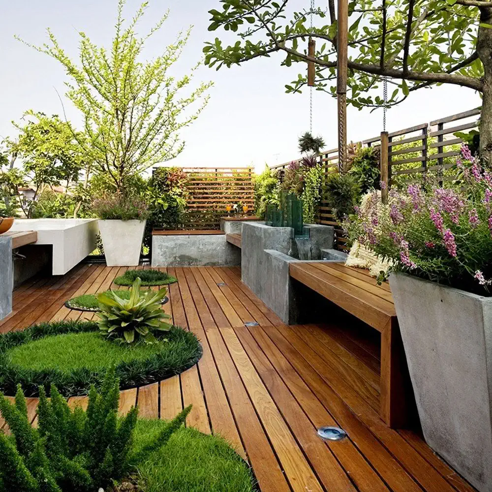 طراحی روف گاردن لاکچری